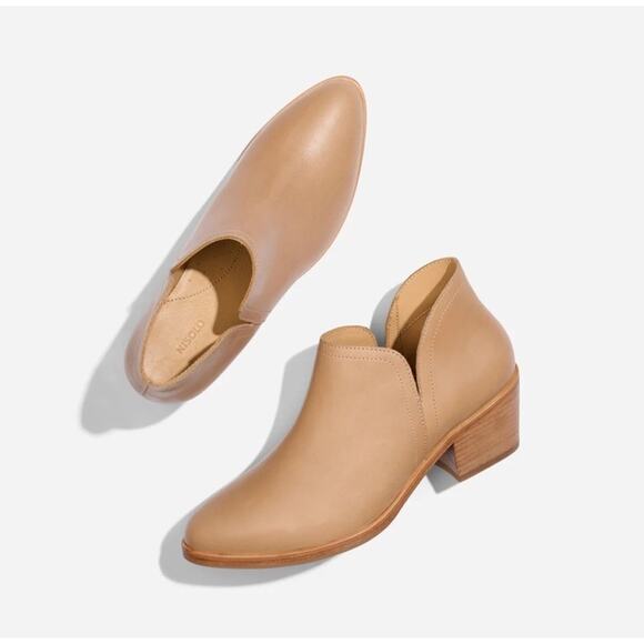 Nisolo Mia Everyday Ankle Bootie Size 9 in Almond - Picture 4 of 13